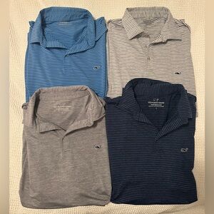 BUNDLED DEAL 4 Vineyard Vines Golf Shirts - all size Large
